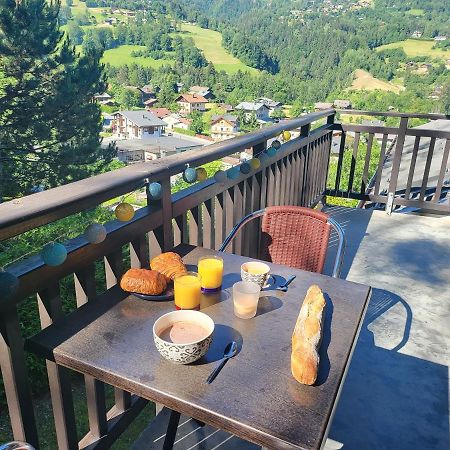 Appartement Dans Chalet Avec Piscine Couverte 생제르베레뱅 외부 사진